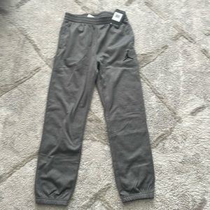 Boys size large Jordan joggers (lightweight-fleece material)